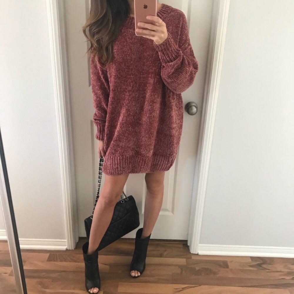 Reposh NWT Rose Chenille Sweater Tunic Mrsalliexo